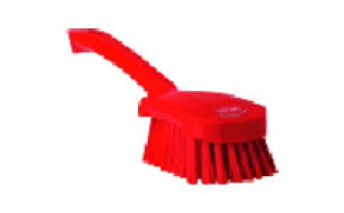 東京硝子器械（株）  232-52-33-52  ＴＧＫ　ショートハンドルブラシ　ソフト　４１９０　赤