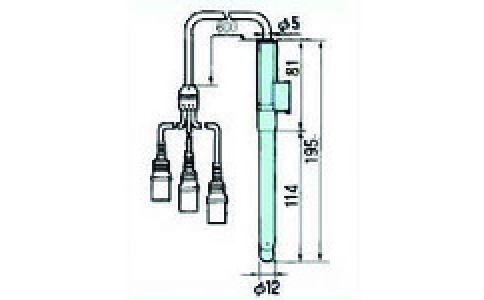 東京硝子器械（株）  606-66-32-55  ＴＧＫ　ＰＨ電極一般用　ＧＳＴ－５４２１Ｃ