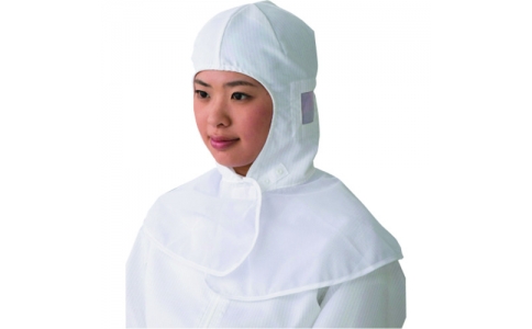 東京硝子器械（株）  568-25-05-21  ＴＧＫ　着用快適フード　ＦＴ４３６Ｃ　白　フリーサイズ