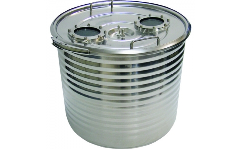 東京硝子器械（株）  436-09-26-11  ＴＧＫ　ガラス窓付真空保管容器　１００Ｌ