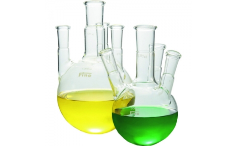 東京硝子器械（株）  330-13-64-57  ＴＧＫ　Ｆｉｎｅ透明共通四口フラスコ　１０００ｍＬ　２９－１５