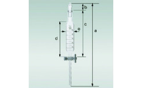 東京硝子器械（株）  371-13-64-91  ＴＧＫ　ＳＰＣ分液ロート　ＳＰＣ２４　目盛付　５００ｍＬ