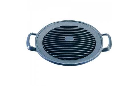 遠藤商事（株）  QYK37  ＴＫＧ　マイン　アルミ焼物プレートさざ波（丸）　Ｍ１０－５７７