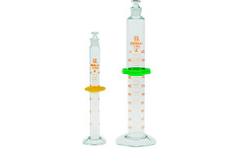 東京硝子器械（株）  371-11-21-32  ＴＧＫ　有栓メスシリンダー　Ｓグレード　１０ｍＬ