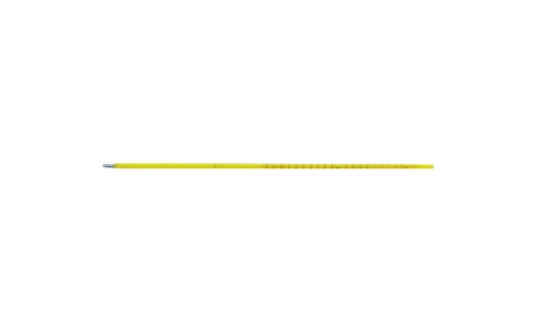 東京硝子器械（株）  614-53-01-27  ＴＧＫ　水銀棒状温度計　黄珀入　０～３６０℃　Ｌ４５０