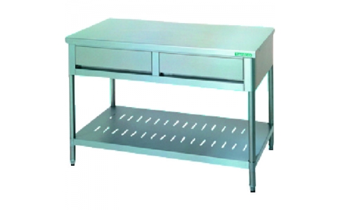 東京硝子器械（株）  516-57-14-14  ＴＧＫ　ＳＵＳ作業台　ＴＸ－ＷＴ－１５０ＤＮＢ