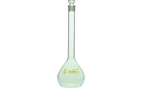 柴田科学（株）  026050-0200A  ＳＩＢＡＴＡ　メスフラスコ　カスタムＡ　２００ｍＬ