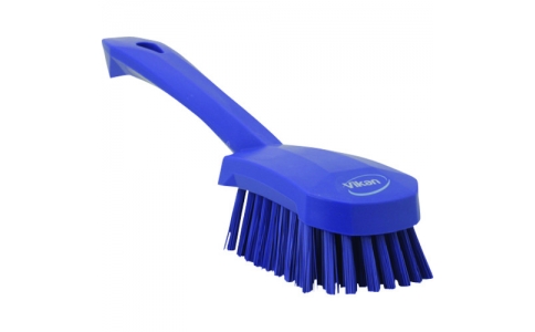 東京硝子器械（株）  232-52-34-89  ＴＧＫ　ショートハンドルブラシ　ハード　４１９２　紫