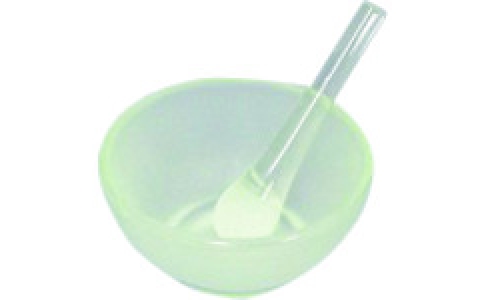 東京硝子器械（株）  860-54-35-04  ＴＧＫ　硝子乳鉢　乳棒付　１２０ｍｍ