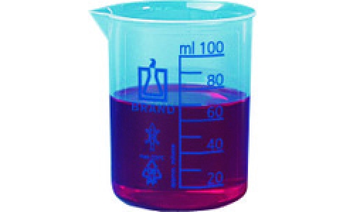 東京硝子器械（株）  814-22-11-27  ＴＧＫ　ビーカー　ＰＰ　青目盛　１０００ｍＬ