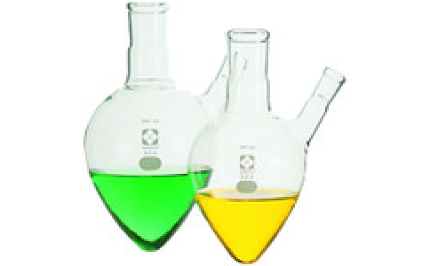 東京硝子器械（株）  371-13-68-75  ＴＧＫ　ＳＰＣ二口梨形フラスコ　３００ｍＬ