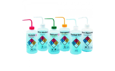 東京硝子器械（株）  602-21-63-04  ＴＧＫ　薬品識別洗浄瓶　ＬＤＰＥ　５００ｍＬイソプロパノール