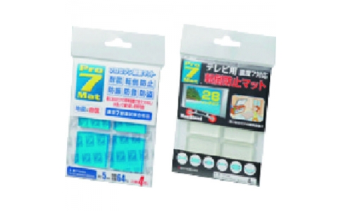 東京硝子器械（株）  813-87-28-15  ＴＧＫ　プロセブン耐震マット　Ｐ－Ｎ１００１Ｃ透明　１枚入