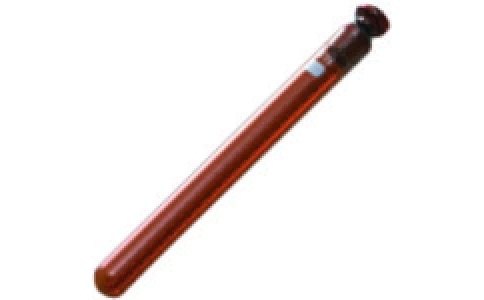 東京硝子器械（株）  121-03-44-39  ＴＧＫ　共栓透明摺　試験管目盛無１００ｍＬ　茶　１０本