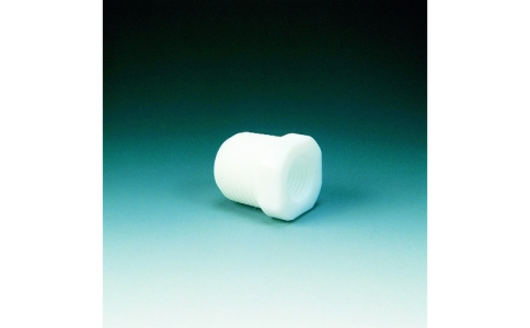 （株）フロンケミカル  NR0091-001  フロンケミカル　フッ素樹脂（ＰＴＦＥ）　ブッシング　ＲＣ１／８ＸＲ１／４