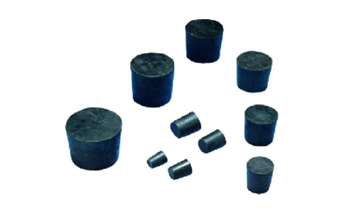 東京硝子器械（株）  161-17-21-05  ＴＧＫ　黒ゴム栓　＃５　１０個入