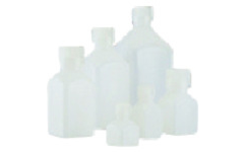 東京硝子器械（株）  656-22-03-15  ＴＧＫ　角型瓶　ＨＤＰＥ　１２５ｍＬ　１２入