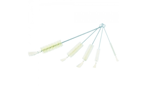 トラスコ中山（株）  TBS-S1J  ＴＲＵＳＣＯ　理化学ブラシ　注射器用　山羊毛　スチール柄１ｃｃ用