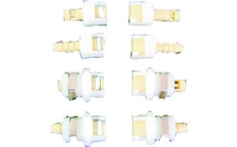 東京硝子器械（株）  007-17-11-29  ＴＧＫ　細径チューブカップリングメスＬＴ１ＰＳＦ２Ｐ２