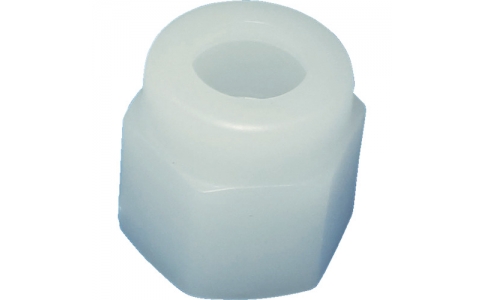 アラム（株）  FN0406  アラム　ＦＵコネクターナット　ポリプロピレン（白）（１７７１－０３）