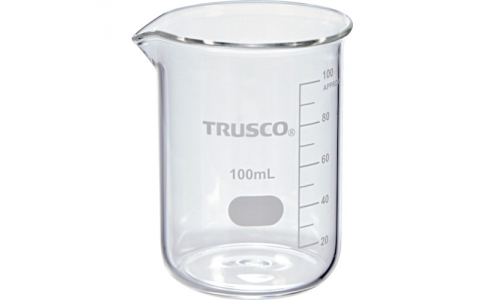 トラスコ中山（株）  GB-100  ＴＲＵＳＣＯ　ガラスビーカー　１００ｍｌ