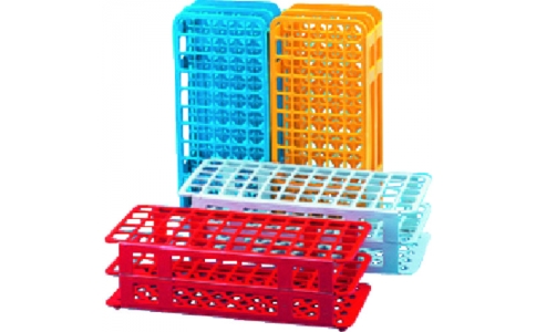 東京硝子器械（株）  198-19-70-21  ＴＧＫ　水中試験管立１６φ６０本立　白　＃５６５