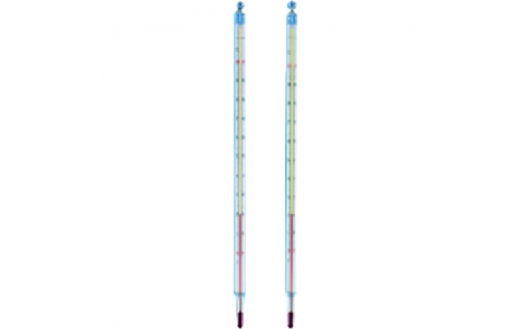 東京硝子器械（株）  801-53-08-02  ＴＧＫ　赤液二重管温度計　０－１００℃　３００Ｌ