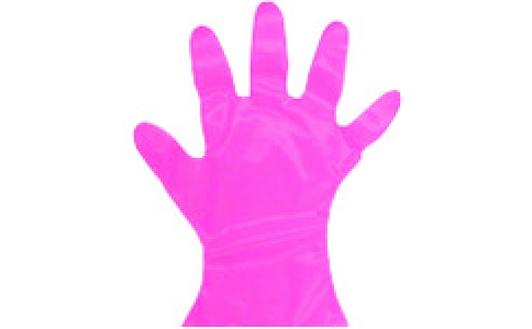 東京硝子器械（株）  622-23-75-36  ＴＧＫ　カラーマイジャスト手袋　桃　Ｌ　２００枚入