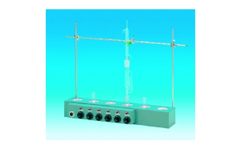 東京硝子器械（株）  603-60-61-06  ＴＧＫ　抽出用マントルヒーター　３００ｍＬ　６連　ＨＫＩ－Ａ－６