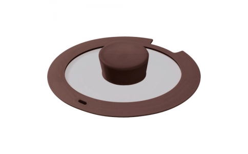 アイリスオーヤマ（株）  H-CC-GLS16-BR  ＩＲＩＳ　セラミックカラーパンガラスふた１６ｃｍ　ブラウン