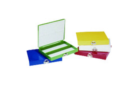 東京硝子器械（株）  807-14-35-18  ＴＧＫ　カラースライドボックス　１００枚用　赤