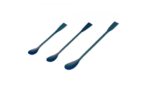 東京硝子器械（株）  000-50-42-02  ＴＧＫ　Ｆｉｎｅ　ヘラ付き匙　ＦＥＰコート　１８０ｍｍ