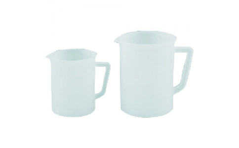 東京硝子器械（株）  416-01-13-02  ＴＧＫ　Ｆｉｎｅ手付ビーカー　１Ｌ　ＰＥ