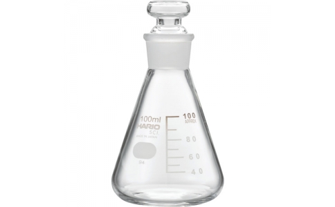 ハリオサイエンス（株）  TSF-100-SCI  ＨＡＲＩＯ　共栓三角フラスコ１００ｍｌ（ＴＳ２２）