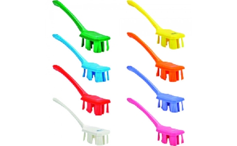 東京硝子器械（株）  232-52-35-32  ＴＧＫ　ＵＳＴロングハンドルブラシ　４１９６　レッド