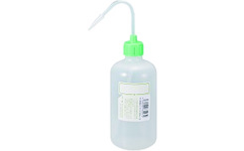 東京硝子器械（株）  927-22-21-05  ＴＧＫ　ＮＴ洗瓶　カラーｃａｐ　細口　２５０ｍＬ　色５　ＬＧＲ