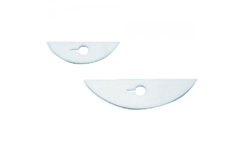 東京硝子器械（株）  803-17-68-04  ＴＧＫ　撹拌羽根　半月形Ｆ製　１２５×３０×５ｍｍ