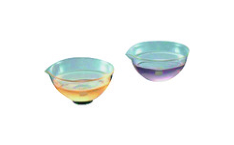 東京硝子器械（株）  453-02-25-12  ＴＧＫ　ガラス蒸発皿　丸底　４５φ　１５ｍＬ