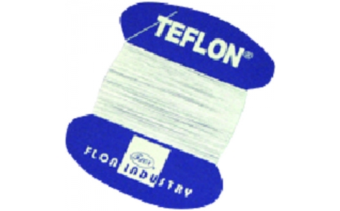 東京硝子器械（株）  803-17-99-09  ＴＧＫ　テフロン紐　ＴＦＥ－０８号　白