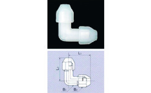 東京硝子器械（株）  457-17-78-34  ＴＧＫ　フレヤードエルボユニオン　１２ｍｍ　ＰＰ　１０入