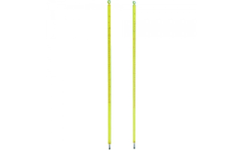 東京硝子器械（株）  801-53-03-51  ＴＧＫ　水銀棒状温度計　黄珀入り平穴　０－５０℃