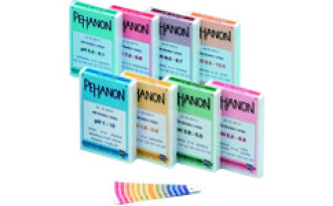 東京硝子器械（株）  007-44-10-61  ＴＧＫ　ストライプｐＨ試験紙　１２．０－１４．０　２００枚入