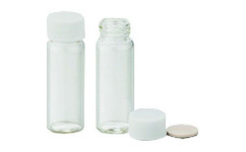 東京硝子器械（株）  717-04-05-46  ＴＧＫ　ねじ口瓶　白　ＳＶ－１１０　ＭＦ・ＰＴＦＥニトリル　２０入