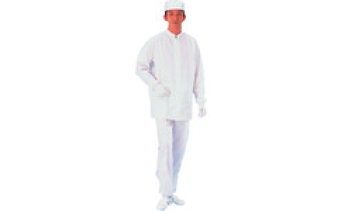 東京硝子器械（株）  878-25-01-82  ＴＧＫ　無塵衣　ＥＬ－７２０６Ｂ　男子ズボン　白　Ｌ