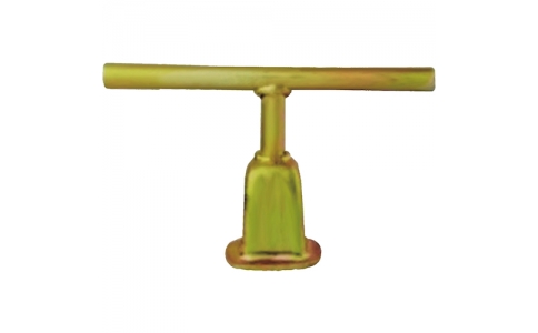 （株）岩崎製作所  09KS810SS  岩崎製作所　地下式消火栓＜開閉＞用　キーハンドル　メッキ塗装