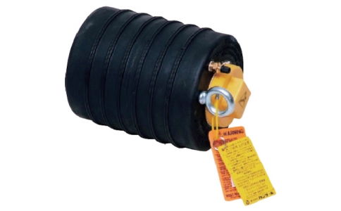 （株）カンツール  262-048  カンツール　管内止水用品　シングルサイズ・ムニボール１００ｍｍ　エアホース１０ｍ