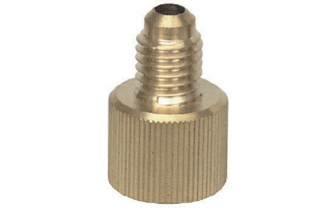 アサダ（株）  Y06102K  アサダ　カーエアコン用異径アダプタ　１／４　メス×Ｍ１２オス　手締めタイプ