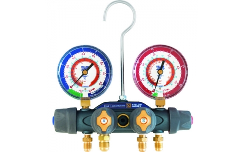 アサダ（株）  Y4093532C  アサダ　Ｒ４１０Ａ・Ｒ３２用タイタン４バルブマニホールドキット　９２ｃｍ　ケース付