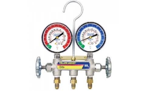 アサダ（株）  Y40192  アサダ　アンモニア用１／４　マニホールド　本体のみ