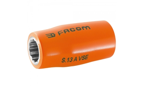 ＦＡＣＯＭ社  S.19AVSE  ＦＡＣＯＭ　絶縁工具　１２ポイントソケット　１９ｍｍ